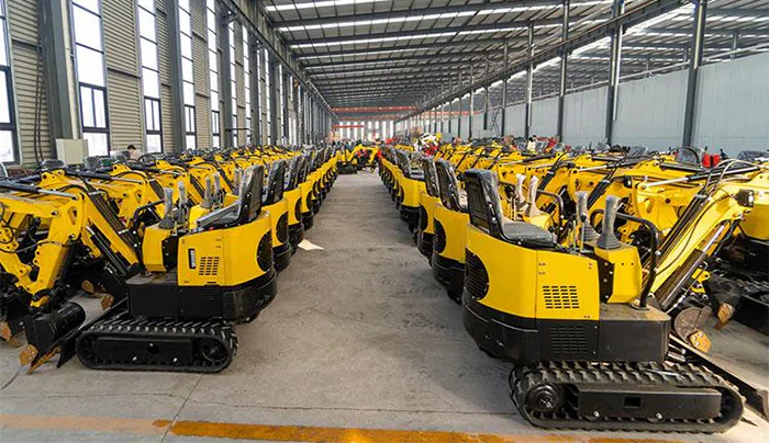 Mini-pelle améliorée avec système hydraulique renforcé améliore l'efficacité du travail