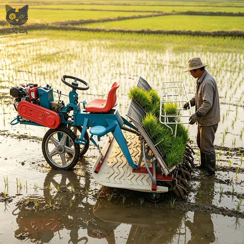 Machine à repiquer le riz