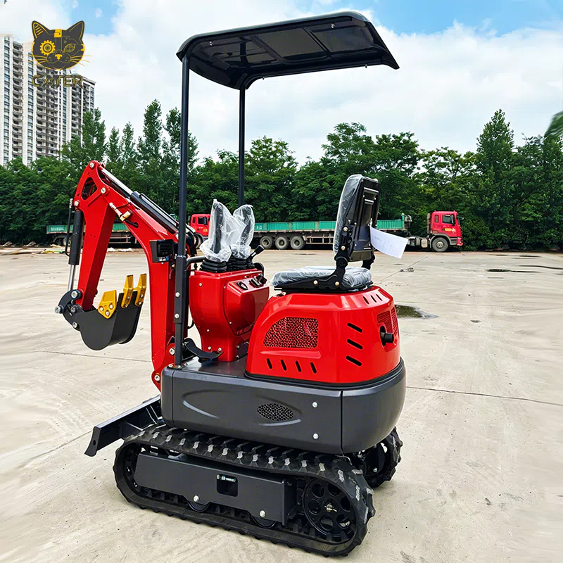 Mini-pelle compacte de 1 tonne