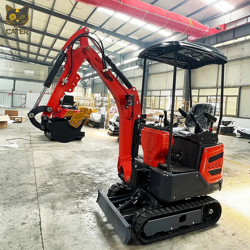 Mini-pelle de 1,5 tonne pour la construction
