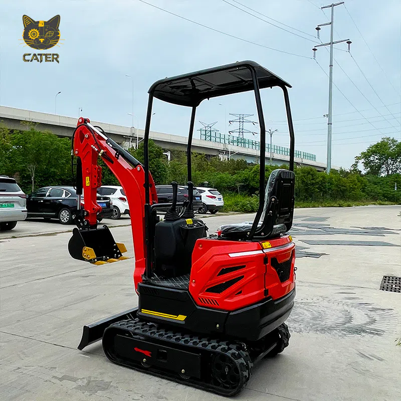 Vente de mini excavatrice de 1,3 tonne