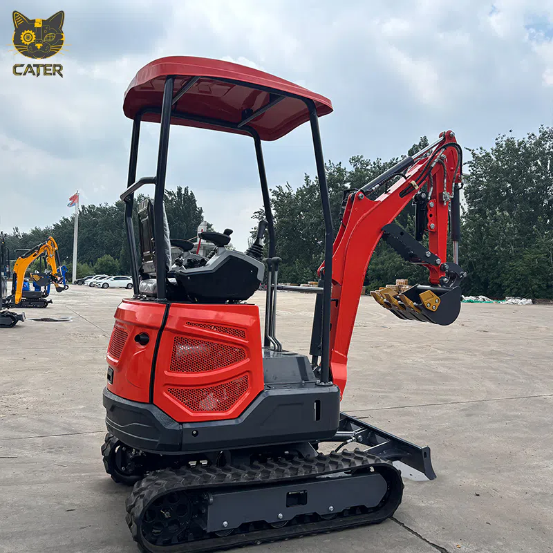 Mini-pelle sur chenilles de 1,6 tonne