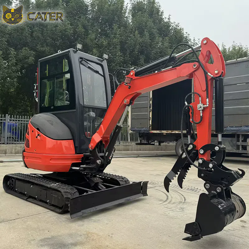 Mini excavatrice hydraulique
