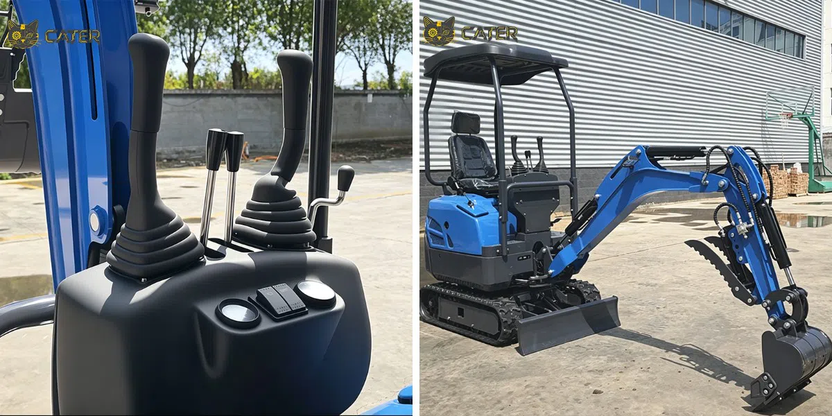 ·&nbsp; Stabilité supérieure aux excavatrices de classe 1 tonne